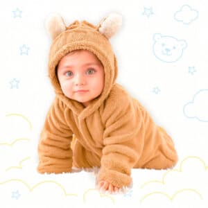Macacão Teddy Pelucia Frio Inverno Premium Menina e Menino 0 a 3 anos